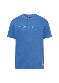 Tommy Jeans Koszulka męska Mężczyźni Bawełna niebieski jednolity ze sklepu vangraaf w kategorii T-shirty męskie - zdjęcie 176050602