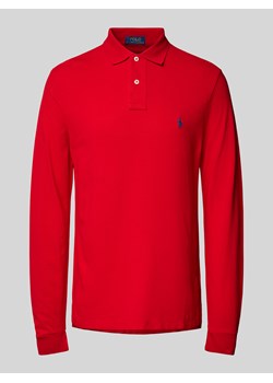 Koszulka polo o kroju custom slim fit z wyhaftowanym logo ze sklepu Peek&Cloppenburg  w kategorii T-shirty męskie - zdjęcie 176052312