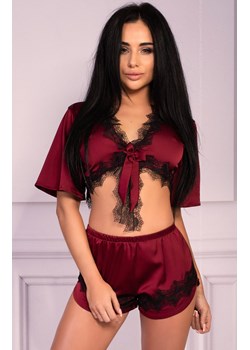 Piżama damska satynowa Maurea LC 90562, Kolor bordowy, Rozmiar L/XL, LivCo Corsetti Fashion ze sklepu Primodo w kategorii Piżamy damskie - zdjęcie 176054110