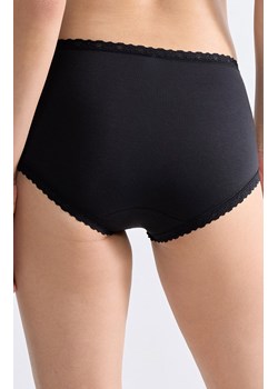 Sloggi figi damskie 24/7 Cotton Lace Midi 10167194-0004, Kolor czarny, Rozmiar 38, Sloggi ze sklepu Primodo w kategorii Majtki damskie - zdjęcie 176054173