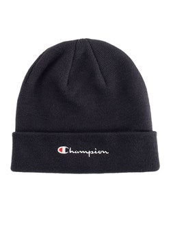 Czapka Champion Script Logo Beanie 806064-BS501 - granatowa ze sklepu streetstyle24.pl w kategorii Czapki zimowe męskie - zdjęcie 176054551