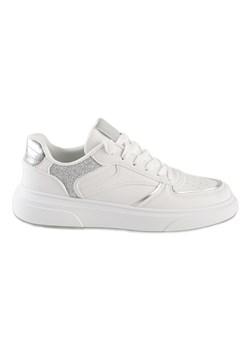 Sneakersy damskie białe ze sklepu ButyModne.pl w kategorii Buty sportowe damskie - zdjęcie 176055210