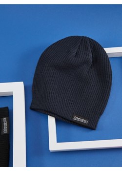 Sinsay - Czapka - granatowy - id: 9945I-59X - marki Sinsay - 176060724 Sinsay - Czapka - granatowy ze sklepu Sinsay w kategorii Czapki zimowe męskie - zdjęcie 176060724