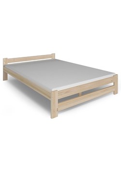 Sosnowe łóżko z materacem 120x200 - Logis ze sklepu Edinos.pl w kategorii Łóżka i materace - zdjęcie 176065223