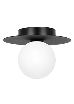 Czarna okrągła nowoczesna lampa sufitowa G1-D07 ze sklepu Edinos.pl w kategorii Lampy sufitowe - zdjęcie 176065822