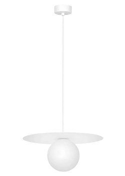 Biała nowoczesna lampa wisząca nad wyspę kuchenną - A680 A8-N38 ze sklepu Edinos.pl w kategorii Lampy wiszące - zdjęcie 176065874