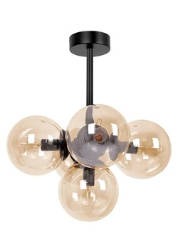 Bursztynowa pięciopunktowa lampa sufitowa - A688 R5-E11 ze sklepu Edinos.pl w kategorii Lampy sufitowe - zdjęcie 176066110