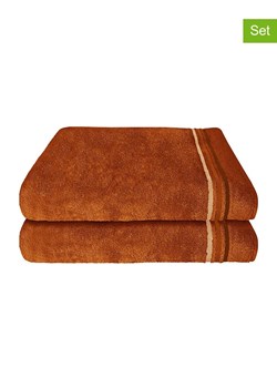 Schiesser Ręczniki prysznicowe (2 szt.) "Skyline" w kolorze pomarańczowym - id: 15737549 - marki Schiesser - 176067260 Schiesser Ręczniki prysznicowe (2 szt.) "Skyline" w kolorze pomarańczowym ze sklepu Limango Polska w kategorii Ręczniki - zdjęcie 176067260