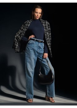 Sinsay - Pasek ze złotą klamrą - czarny ze sklepu Sinsay w kategorii Paski damskie - zdjęcie 176069963