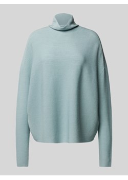 Sweter z dzianiny o kroju oversized ze stójką model ‘LIORA’ ze sklepu Peek&Cloppenburg  w kategorii Swetry damskie - zdjęcie 176075944