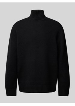 Sweter z dzianiny z golfem ze sklepu Peek&Cloppenburg  w kategorii Swetry męskie - zdjęcie 176076391