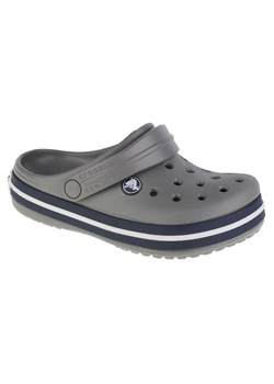 Klapki Crocs Crocband Clog K 207006-05H szare ze sklepu ButyModne.pl w kategorii Klapki dziecięce - zdjęcie 176077843