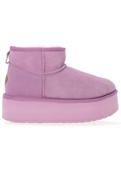 Buty Emu Australia Stinger Micro Flatform W13082MAMI - różowe ze sklepu streetstyle24.pl w kategorii Śniegowce damskie - zdjęcie 176079700