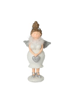 Figurka Angel Heart 30 cm silver ze sklepu dekoria.pl w kategorii Dekoracje bożonarodzeniowe - zdjęcie 176080794