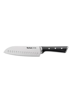 Tefal Nóż santoku &quot;Ingenio Ice Force&quot; w kolorze czarnym - dł. 18 cm ze sklepu Limango Polska w kategorii Noże kuchenne - zdjęcie 176084184