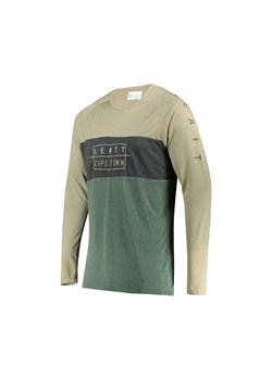 Koszulka rowerowa MTB męska Leatt Gravity 2.0 Long Ivy z długim rękawem ze sklepu Decathlon w kategorii T-shirty męskie - zdjęcie 176087824