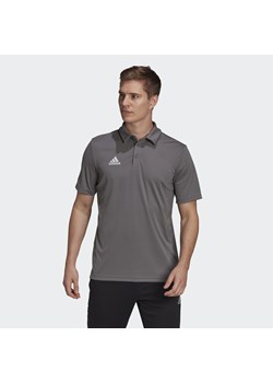 Koszulka polo do piłki nożnej męska Adidas Entrada 22 Polo z krótkim rękawem ze sklepu Decathlon w kategorii Stroje piłkarskie - zdjęcie 176090550