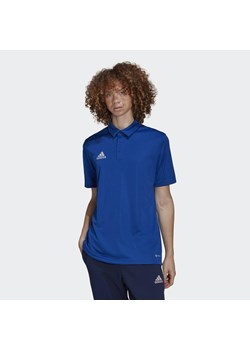 Koszulka polo do piłki nożnej męska Adidas Entrada 22 Polo z krótkim rękawem ze sklepu Decathlon w kategorii T-shirty męskie - zdjęcie 176090581