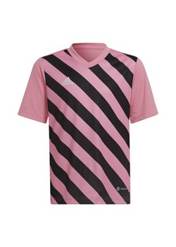 Koszulka piłkarska dla dzieci adidas Entrada 22 Graphic Jersey ze sklepu Decathlon w kategorii Stroje piłkarskie - zdjęcie 176090624