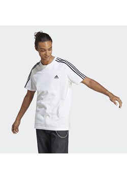 Koszulka treningowa męska adidas Essentials Single Jersey 3-Stripes Tee ze sklepu Decathlon w kategorii T-shirty męskie - zdjęcie 176091004