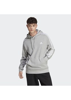 Bluza z kapturem adidas 3-Stripes Essentials French Terry ze sklepu Decathlon w kategorii Bluzy męskie - zdjęcie 176091120