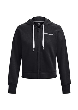 Bluza dresowa sportowa damska Under Armour Essential Fleece Script FZ Hoodie ze sklepu Decathlon w kategorii Bluzy damskie - zdjęcie 176092113