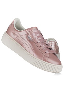 Buty damskie do chodzenia Puma BASKET PLATFORM METAL ze sklepu Decathlon w kategorii Buty damskie - zdjęcie 176096942