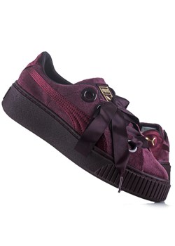 Buty damskie do chodzenia PUMA PLATFORM KISS VELVET ze sklepu Decathlon w kategorii Trampki damskie - zdjęcie 176098383