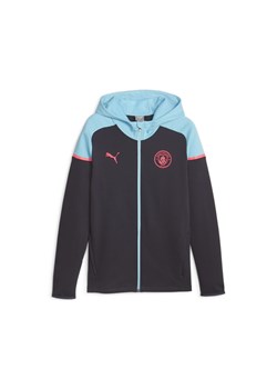 Bluza z kapturem Puma Mcfc Casuals Hooded Jkt, Mężczyźni ze sklepu Decathlon w kategorii Bluzy męskie - zdjęcie 176110090