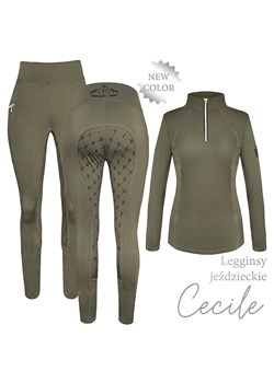 Legginsy jeździeckie z pełnym lejem JD ATTACK Cecile ze sklepu Decathlon w kategorii Spodnie damskie - zdjęcie 176111613