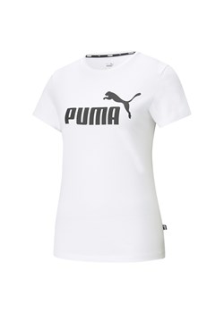 Damska koszulka z logo Essentials PUMA White ze sklepu Decathlon w kategorii Bluzki damskie - zdjęcie 176112752