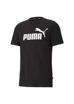 Męska koszulka z logo Essentials PUMA Black ze sklepu Decathlon w kategorii T-shirty męskie - zdjęcie 176112782