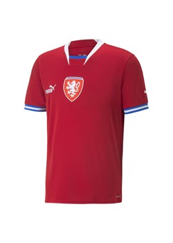 Czech Republic Home 22/23 Replika koszulki męskiej PUMA Chili Pepper Red ze sklepu Decathlon w kategorii Stroje piłkarskie - zdjęcie 176112873