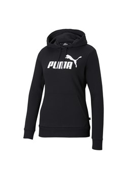 Damska bluza Essentials z kapturem i logo PUMA Black ze sklepu Decathlon w kategorii Bluzy damskie - zdjęcie 176112874