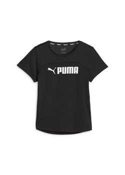 T-shirt treningowy damski PUMA Fit Logo Ultrabreathe ze sklepu Decathlon w kategorii Bluzki damskie - zdjęcie 176116703