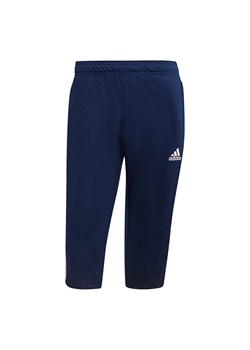 Spodnie męskie adidas Tiro 21 3/4 granatowe ze sklepu Decathlon w kategorii Spodnie męskie - zdjęcie 176121081