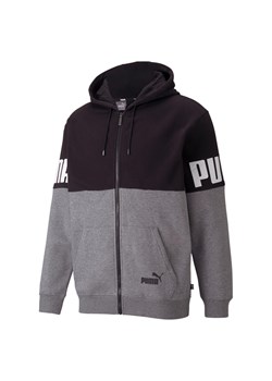 Bluza dresowa męska Puma POWER COLORBLOCK FZ ze sklepu Decathlon w kategorii Bluzy męskie - zdjęcie 176124763