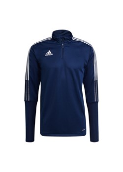 Bluza męska adidas Tiro 21 Training Top granatowa ze sklepu Decathlon w kategorii Bluzy męskie - zdjęcie 176125614