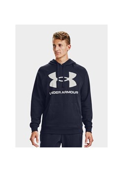 Bluza fitness męska UNDER ARMOUR Rival Fleece Big Logo z kapturem ze sklepu Decathlon w kategorii Bluzy męskie - zdjęcie 176132312