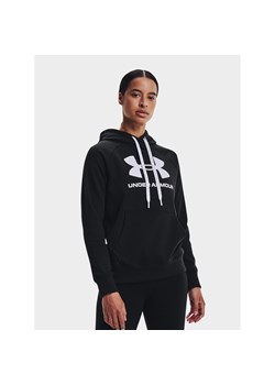 Bluza fitness damska UNDER ARMOUR Rival Fleece Logo z kapturem ze sklepu Decathlon w kategorii Bluzy damskie - zdjęcie 176132370