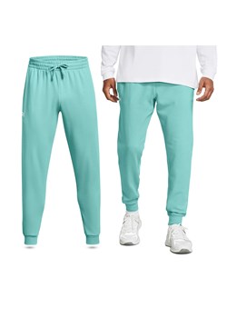 Spodnie dresowe męskie UNDER ARMOUR Rival Fleece joggery ze sklepu Decathlon w kategorii Spodnie męskie - zdjęcie 176133511