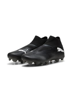 Buty piłkarskie bez sznurówek FUTURE 7 MATCH FG/AG PUMA Black White ze sklepu Decathlon w kategorii Buty sportowe męskie - zdjęcie 176136521