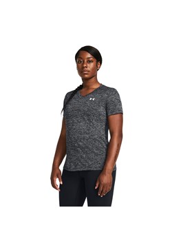 Koszulka treningowa damska Under Armour Tech V-Twist ze sklepu Decathlon w kategorii Bluzki damskie - zdjęcie 176141683