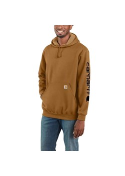 Bluza sportowa męska z kapturem Carhartt Midweight Sleeve Logo Hooded ze sklepu Decathlon w kategorii Bluzy męskie - zdjęcie 176151134