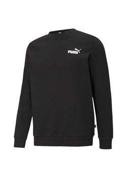 Męska bluza dresowa z małym logo i okrągłym dekoltem Essentials PUMA Black ze sklepu Decathlon w kategorii Bluzy męskie - zdjęcie 176152301