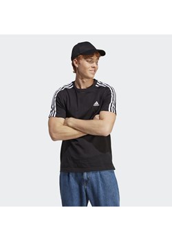 Essentials Single Jersey 3-Stripes Tee ze sklepu Decathlon w kategorii T-shirty męskie - zdjęcie 176164584