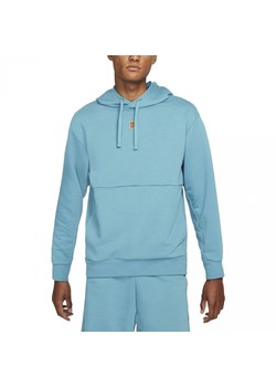 Bluza męska biegowa z kapturem Nike M Nkct Df Fleece Heritage Hoodie niebieska ze sklepu Decathlon w kategorii Bluzy męskie - zdjęcie 176169292