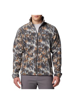 Polar turystyczny męski Steens Mountain Printed Jacket ze sklepu Decathlon w kategorii Bluzy męskie - zdjęcie 176171694