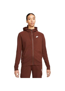 Bluza sportowa damska Nike Nsw Essential FLC FZ Hoodie ze sklepu Decathlon w kategorii Bluzy damskie - zdjęcie 176172721