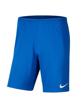 Spodenki dla dzieci Nike Dry Park III NB K niebieskie BV6865 463 ze sklepu Decathlon w kategorii Spodenki męskie - zdjęcie 176184090